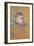 Monsieur Romain Coolus, 1899 (Oil on Card)-Henri de Toulouse-Lautrec-Framed Giclee Print