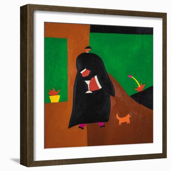 Monsignor;1996, (oil on linen)-Cristina Rodriguez-Framed Giclee Print