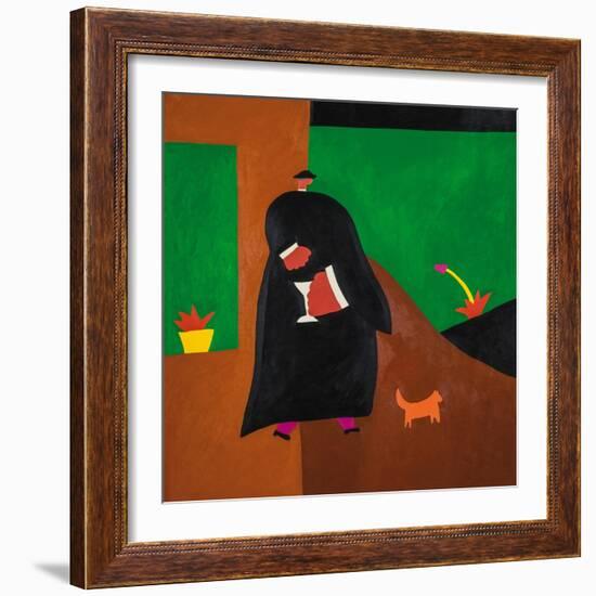 Monsignor;1996, (oil on linen)-Cristina Rodriguez-Framed Giclee Print