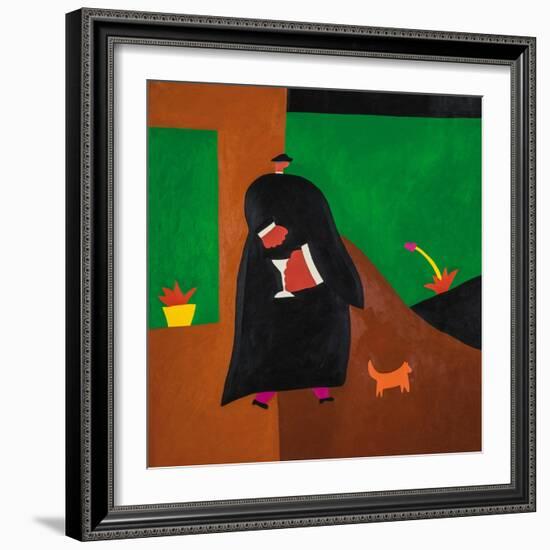 Monsignor;1996, (oil on linen)-Cristina Rodriguez-Framed Giclee Print