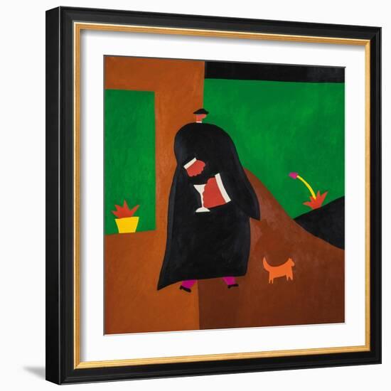 Monsignor;1996, (oil on linen)-Cristina Rodriguez-Framed Giclee Print