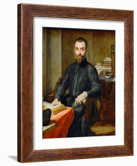 Monsignore Giuliano Della Rovere (1559-1621) - Federigo Barocci (1528-1612). Oil on Canvas, Ca 1595-Federico Fiori Barocci or Baroccio-Framed Giclee Print