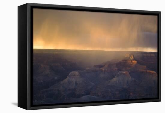 Monsoon over Bright Angel Canyon, North Rim, Grand Canyon NP, Arizona-Greg Probst-Framed Premier Image Canvas