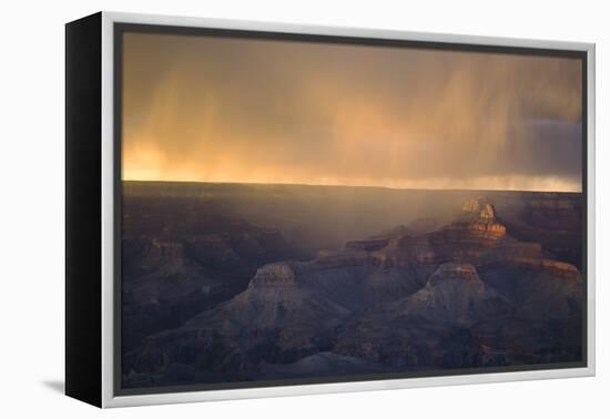 Monsoon over Bright Angel Canyon, North Rim, Grand Canyon NP, Arizona-Greg Probst-Framed Premier Image Canvas