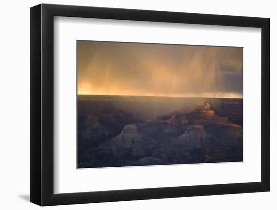 Monsoon over Bright Angel Canyon, North Rim, Grand Canyon NP, Arizona-Greg Probst-Framed Photographic Print