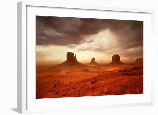 Monsoon Sandstorm-John Gavrilis-Framed Photographic Print