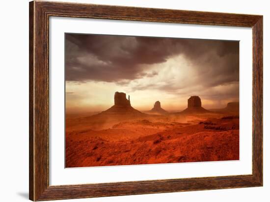 Monsoon Sandstorm-John Gavrilis-Framed Photographic Print