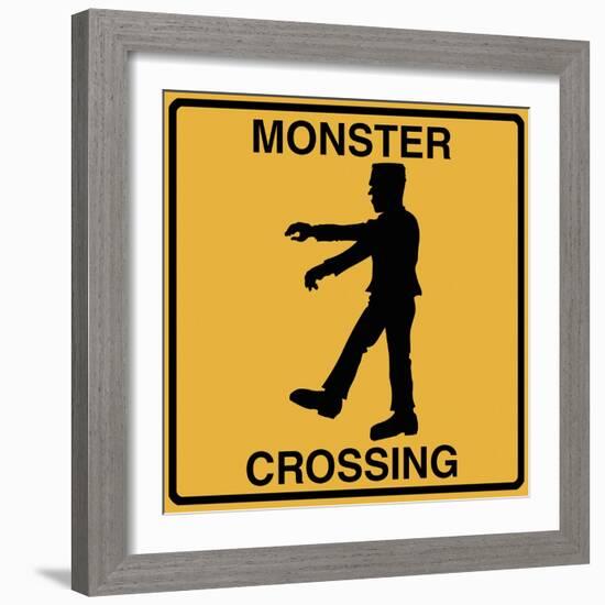 Monster Crossing-Tina Lavoie-Framed Giclee Print