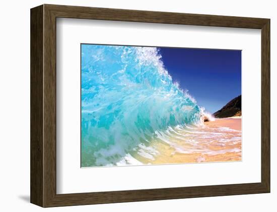 Monster Curl Maui-null-Framed Art Print