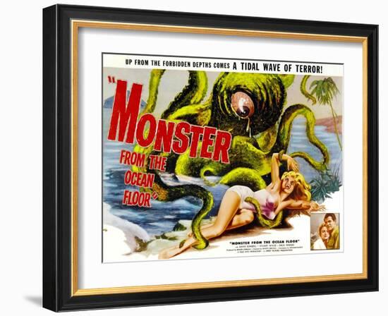 Monster From the Ocean Floor, Anne Kimbell, Stuart Wade, 1954-null-Framed Art Print