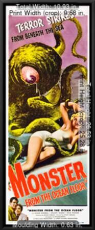 Monster From The Ocean Floor Stuart Wade Anne Kimbell 1954 Art
