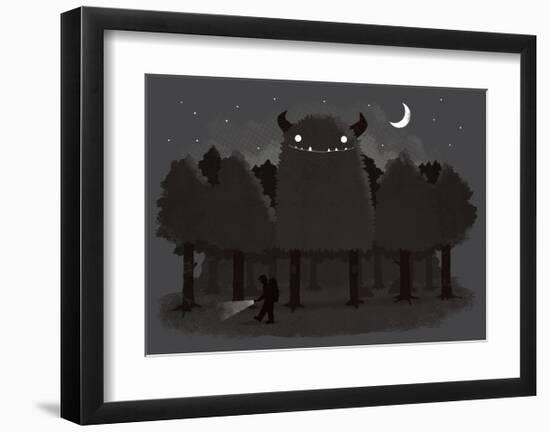 Monster Hunting-Michael Buxton-Framed Art Print