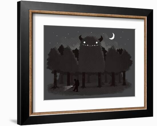 Monster Hunting-Michael Buxton-Framed Art Print