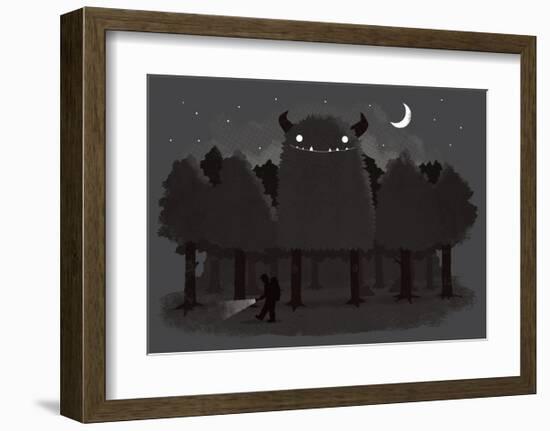 Monster Hunting-Michael Buxton-Framed Art Print