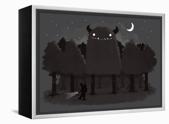 Monster Hunting-Michael Buxton-Framed Stretched Canvas