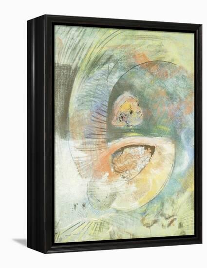 Monster Submarine-Odilon Redon-Framed Premier Image Canvas