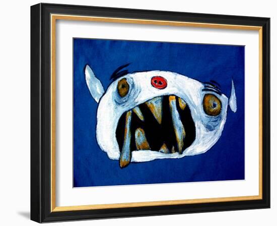 Monster with Long Teeth-Maylee Christie-Framed Giclee Print