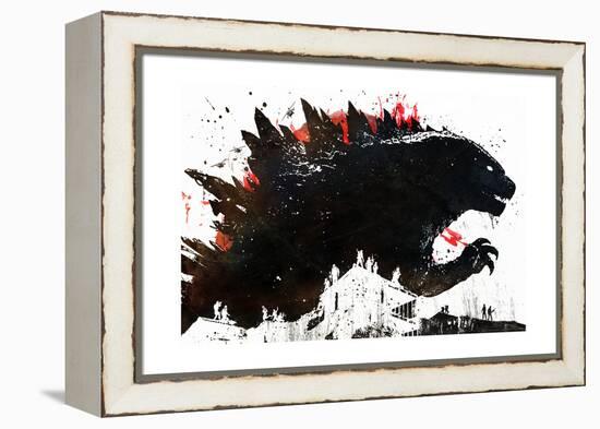 Monster-Alex Cherry-Framed Stretched Canvas