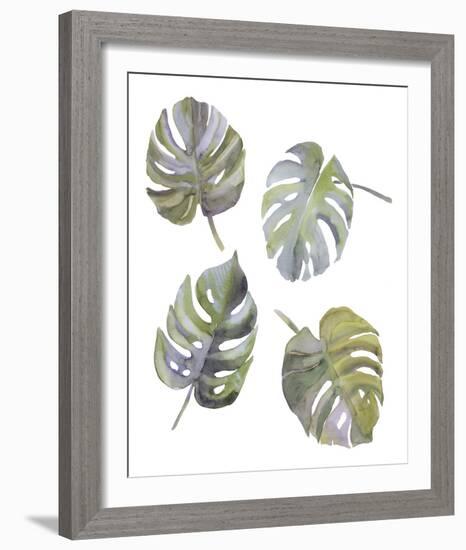 Monstera Leaves-Sandra Jacobs-Framed Giclee Print