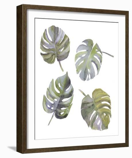 Monstera Leaves-Sandra Jacobs-Framed Giclee Print