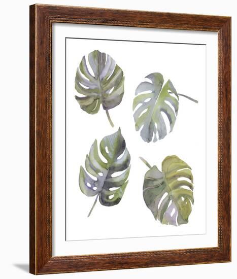 Monstera Leaves-Sandra Jacobs-Framed Giclee Print