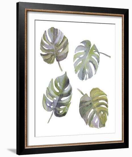 Monstera Leaves-Sandra Jacobs-Framed Giclee Print