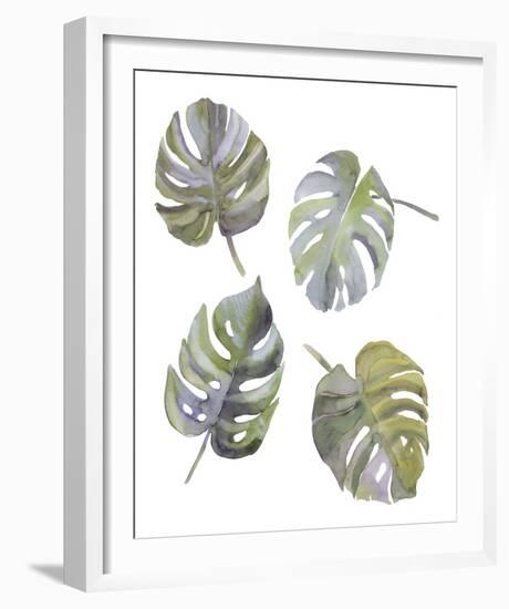 Monstera Leaves-Sandra Jacobs-Framed Giclee Print