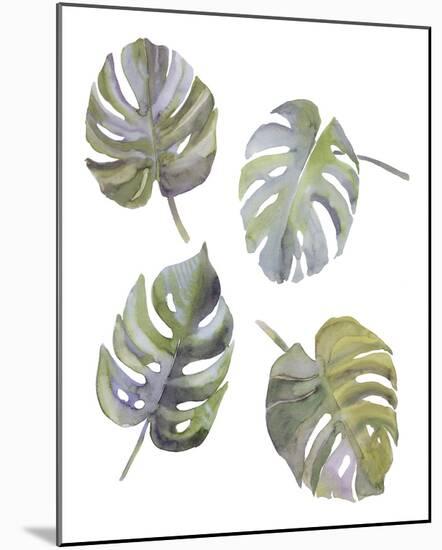 Monstera Leaves-Sandra Jacobs-Mounted Giclee Print