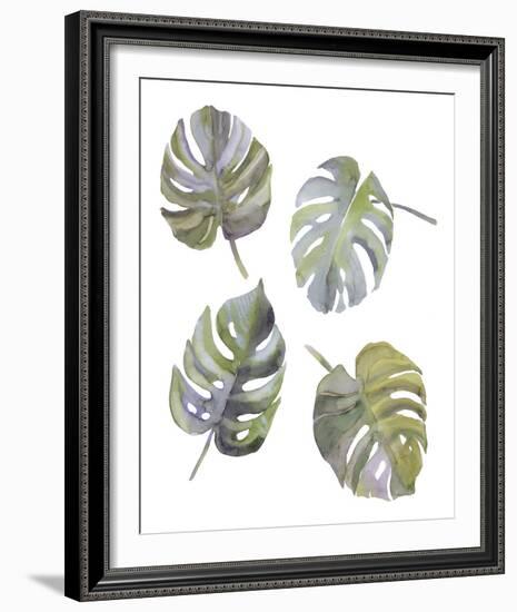 Monstera Leaves-Sandra Jacobs-Framed Giclee Print