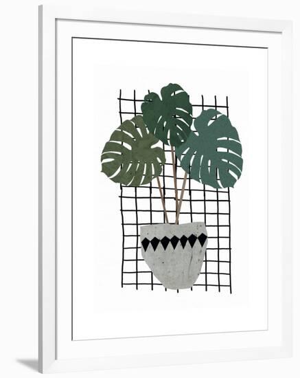 Monstera-Seventy Tree-Framed Giclee Print