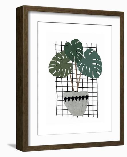 Monstera-Seventy Tree-Framed Giclee Print