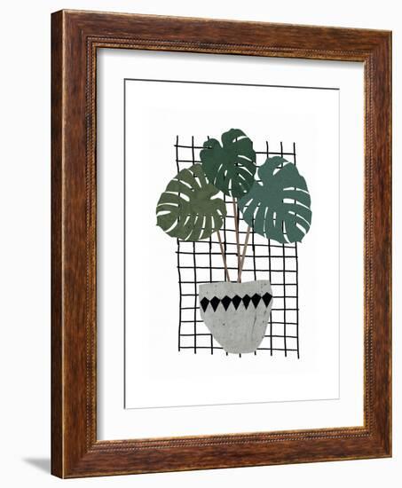 Monstera-Seventy Tree-Framed Giclee Print