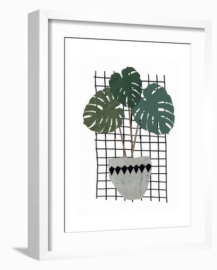 Monstera-Seventy Tree-Framed Giclee Print