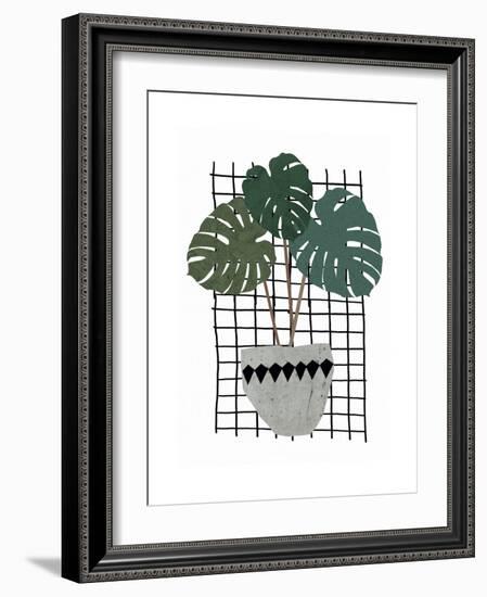 Monstera-Seventy Tree-Framed Giclee Print