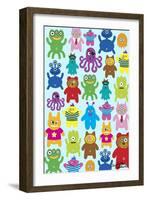 Monsters and Aliens-Elizabeth Caldwell-Framed Giclee Print