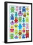 Monsters and Aliens-Elizabeth Caldwell-Framed Giclee Print