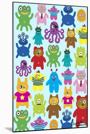 Monsters and Aliens-Elizabeth Caldwell-Mounted Giclee Print