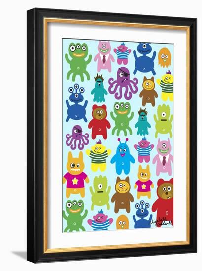 Monsters and Aliens-Elizabeth Caldwell-Framed Giclee Print