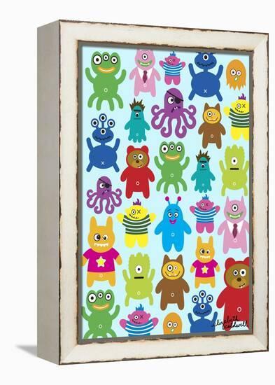 Monsters and Aliens-Elizabeth Caldwell-Framed Premier Image Canvas