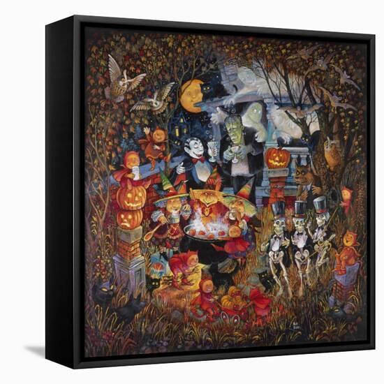 Monsters Night Out-Bill Bell-Framed Premier Image Canvas