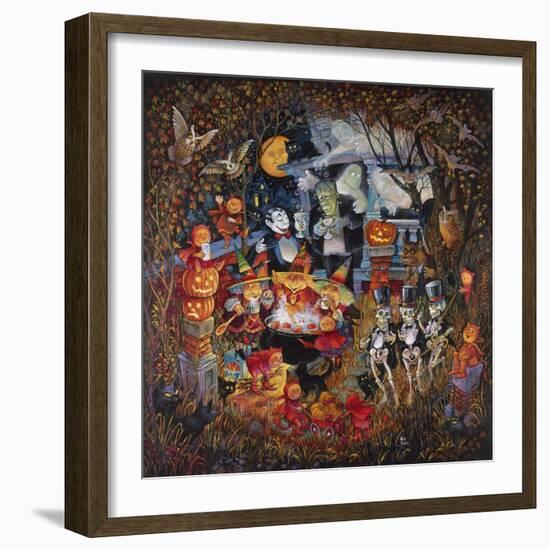 Monsters Night Out-Bill Bell-Framed Giclee Print