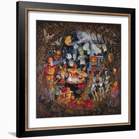 Monsters Night Out-Bill Bell-Framed Giclee Print