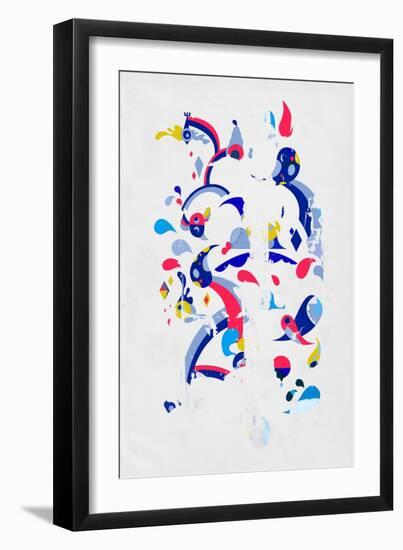 Monsters Off the Wall by Annimo-null-Framed Premium Giclee Print