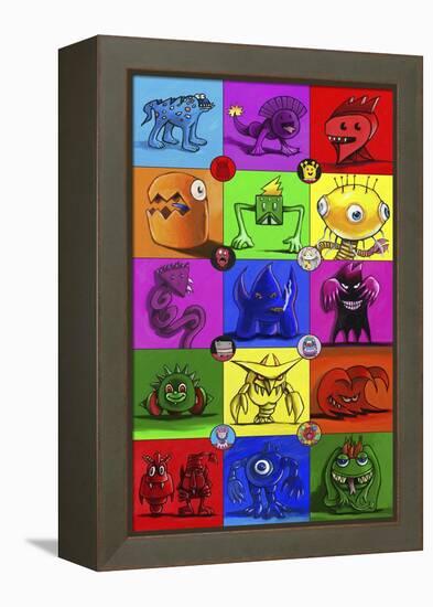 Monsters-Howie Green-Framed Premier Image Canvas