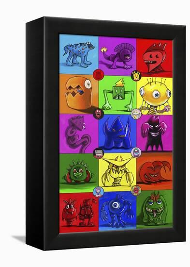 Monsters-Howie Green-Framed Premier Image Canvas