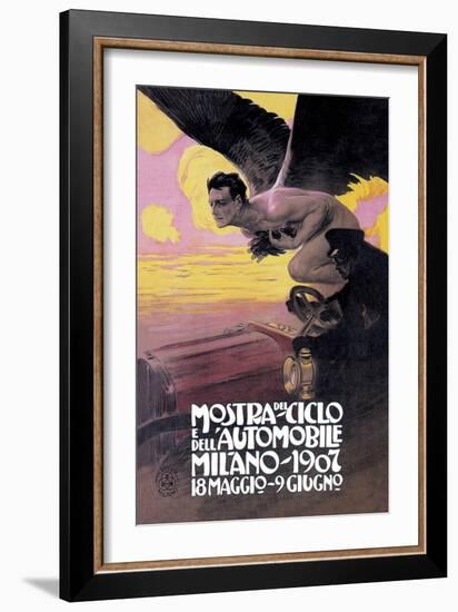 Monstra Del Ciclo-Leopoldo Metlicovitz-Framed Art Print