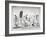 Monstrosities of 1821, 1835-George Cruikshank-Framed Giclee Print