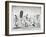 Monstrosities of 1821, 1835-George Cruikshank-Framed Giclee Print