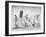 Monstrosities of 1821, 1835-George Cruikshank-Framed Giclee Print