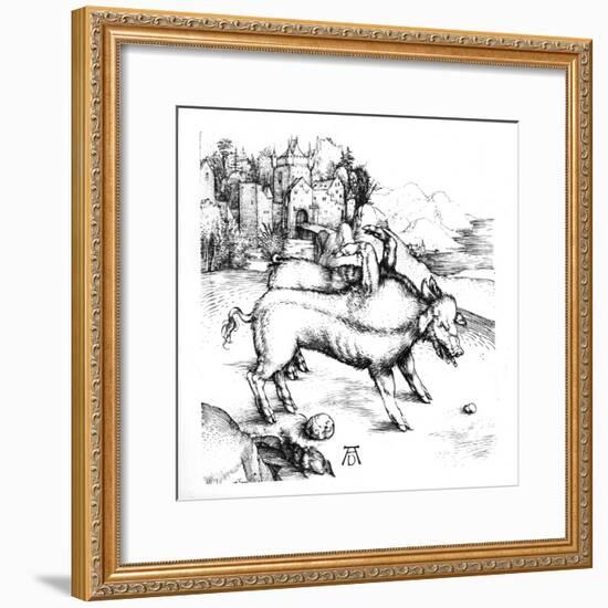 Monstrous Pig-Albrecht Dürer-Framed Giclee Print